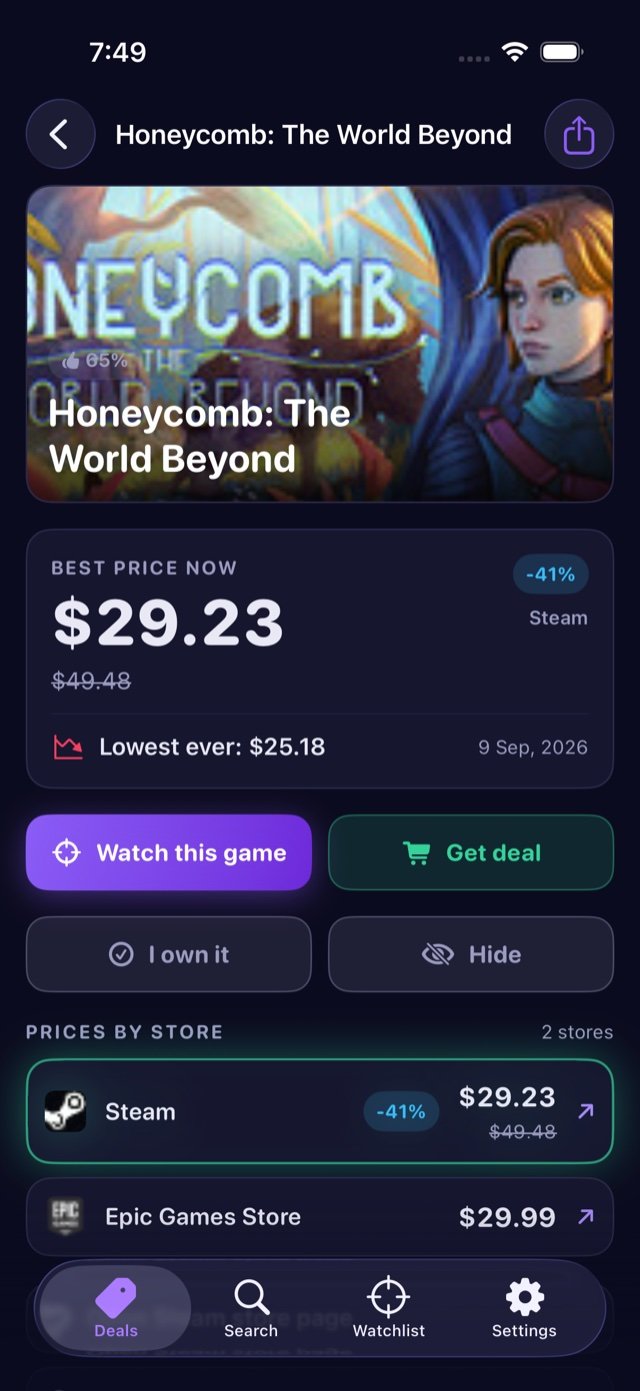 Game Deal Sniper screenshot